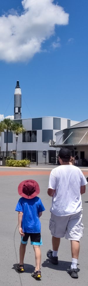 Kai and Kenny come to the Space Center.